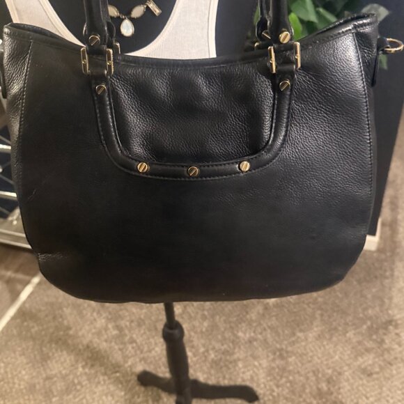 Tory Burch Amanda Black Leather Bag - Picture 3 of 7